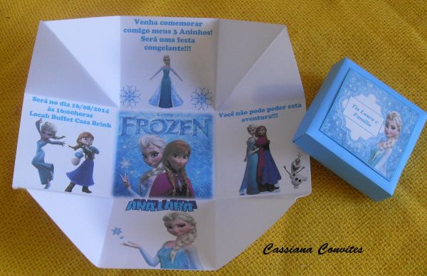 Convite Frozen